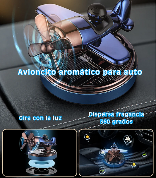 Avioneta aromatizador de aire +1 Esencia Gratis